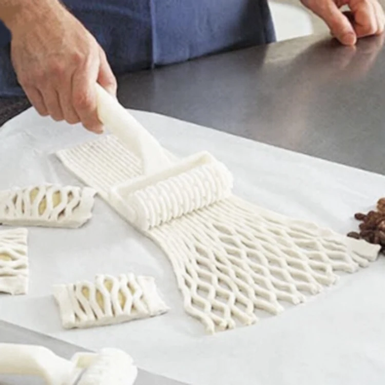 Большой размер выпечки инструмент плесень пластиковые сетки нож роликовый резак