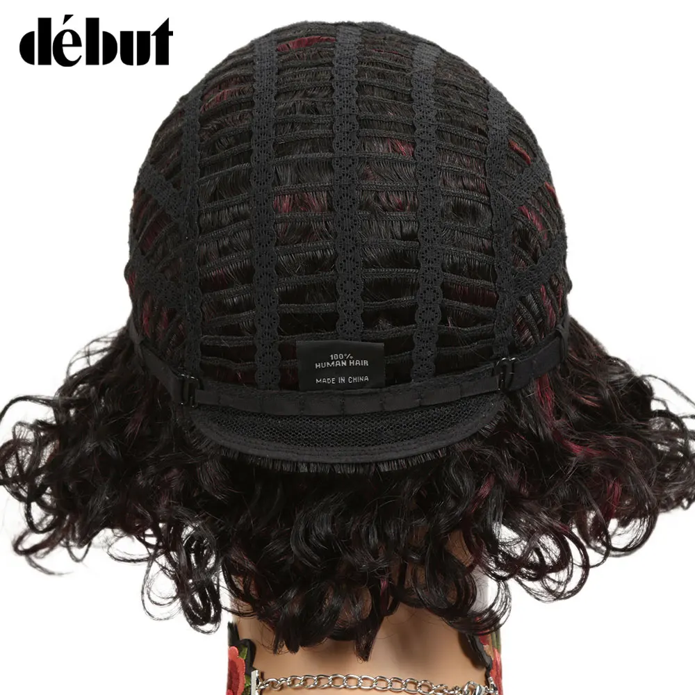 Дебюта Реми Короткие парики из натуральных волос на кружевной близких ваши