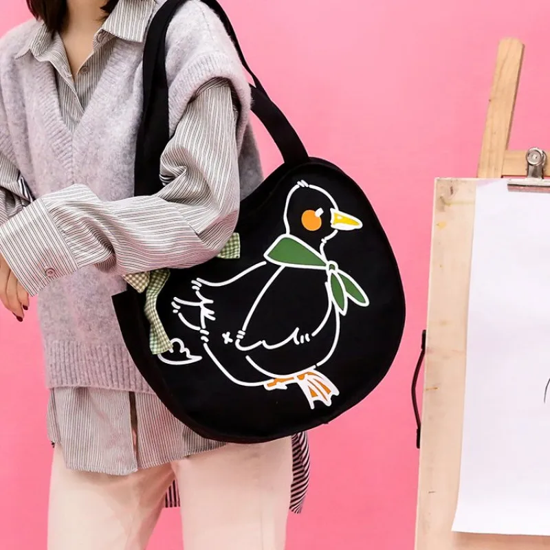 

Gifts Kids Students Reusable Handbags Women Fashion Casual Canvas Shoulder Messenger Bag Simple Satchel Tote Shopping Bags