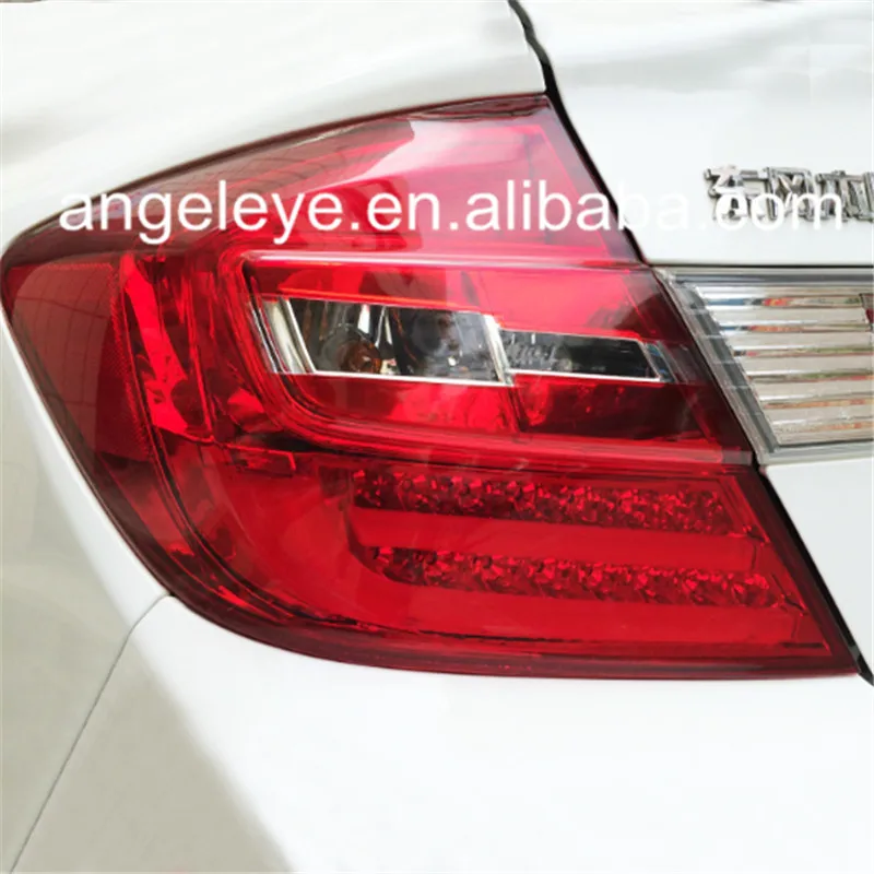 Для HONDA 2012 2013 год для Civic светодиодный задсветильник красный белый цвет LF|led rear