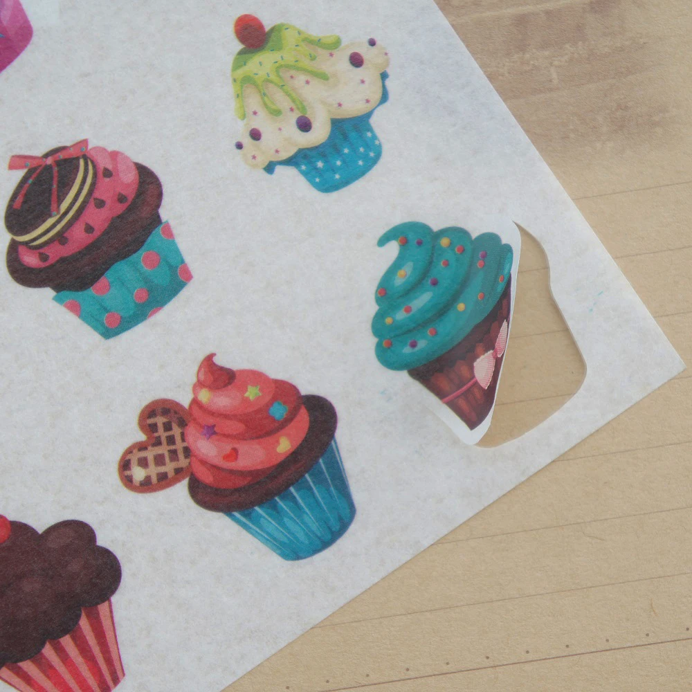 6 листов декоративные ярлыки для украшения торта | Дом и сад