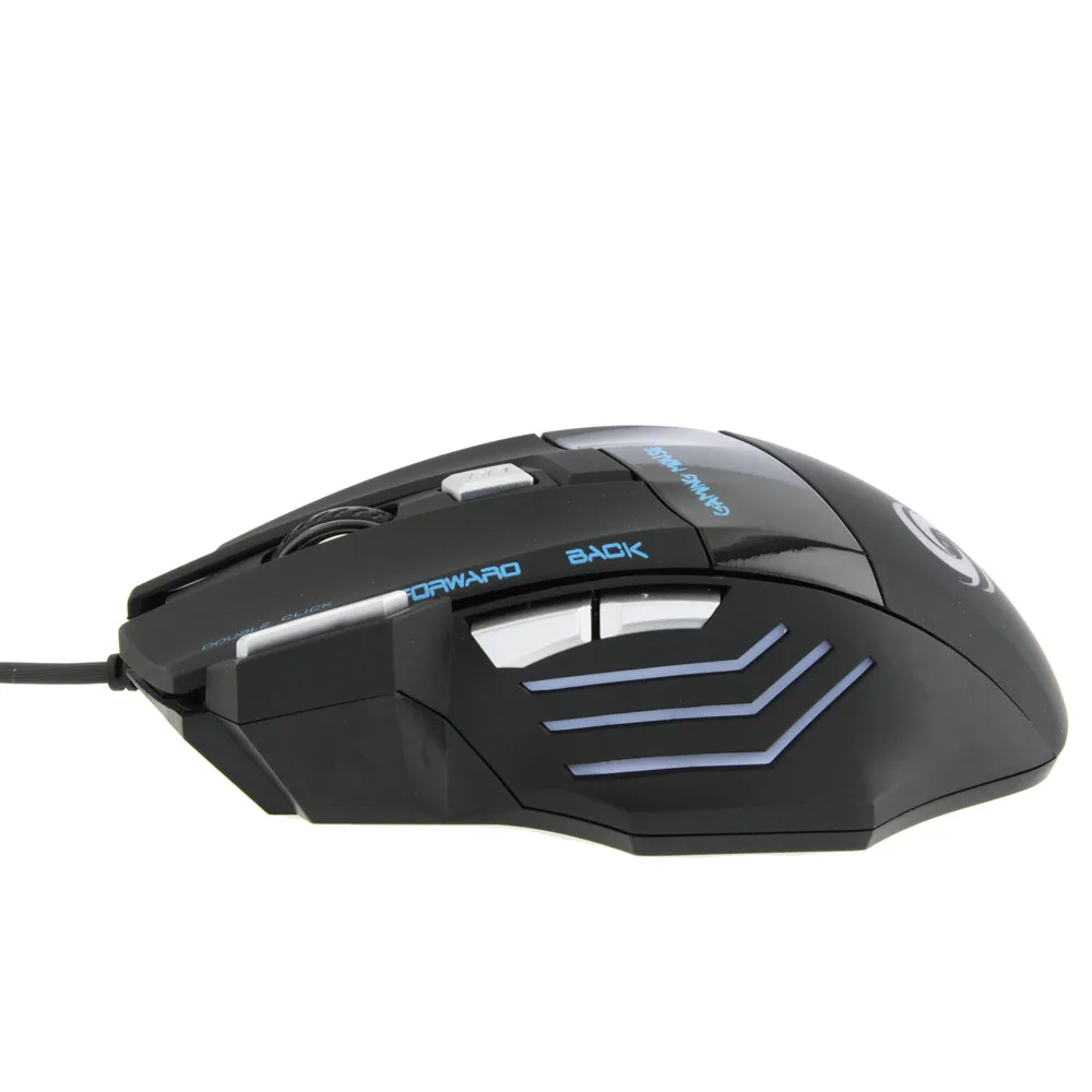 Продвижение 3200DPI Проводная игровая мышь светодиодный оптический 7D USB Pro Gamer