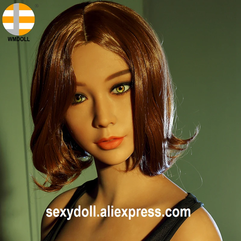 WMDOLL Новинка 70 # TPE Силиконовая секс кукла голова Реалистичная Сексуальная