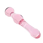 Розовое стекло для горячей и холодной пробки, Анальная пробка, игрушки для массажа простаты, секс-игрушки для женщин