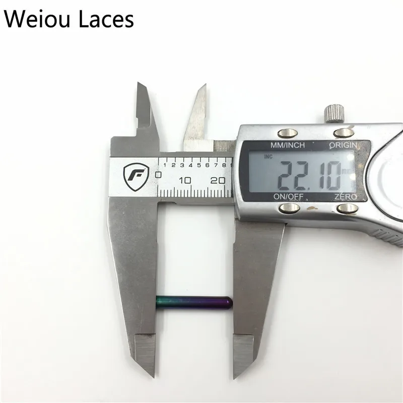Weiou 4 шт. 1 комплект 3 8x22 мм фиолетовые зеленые бесшовные окрашенные металлические