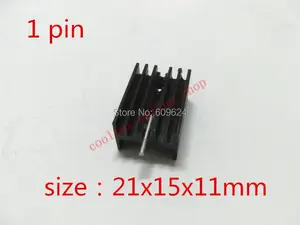 100 шт.лот 21x15x11 мм IC Радиатор, триодный радиатор, радиатор, TO-220 TO220 интегральная схема теплоотвода
