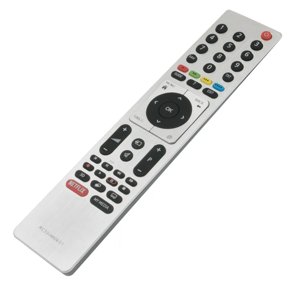 Новый RC3304804/01 сменный пульт дистанционного управления с кнопкой Netflix подходит для