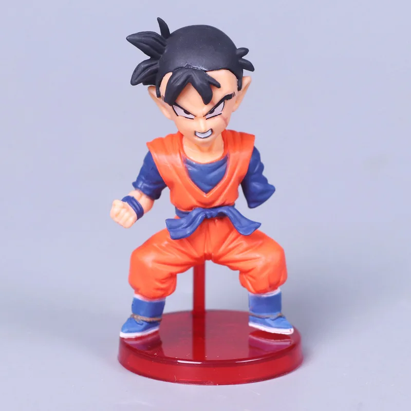 DISNEY 6 шт. 8 см аниме Dragon Ball Z Super Saiyan Trunks Son Gohan фигурка героя стрекозы Коллекционная