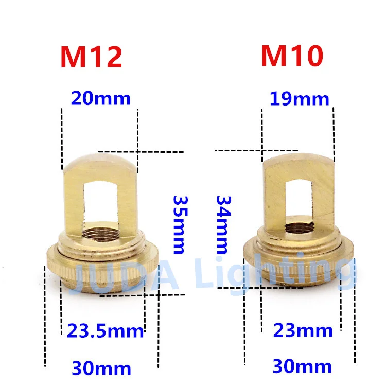 Кольца из чистой меди резьба M12 латунный крючок M10 винтовая гайка пряжка