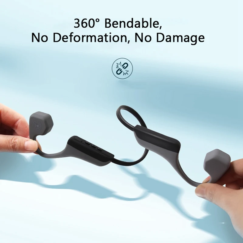 VTIN V8 Bone Conduction Wireless Bluetooth Earphone IPX5 Waterproof Outdoor Sport Headset with Microphone Handsfree Headsets | Электроника