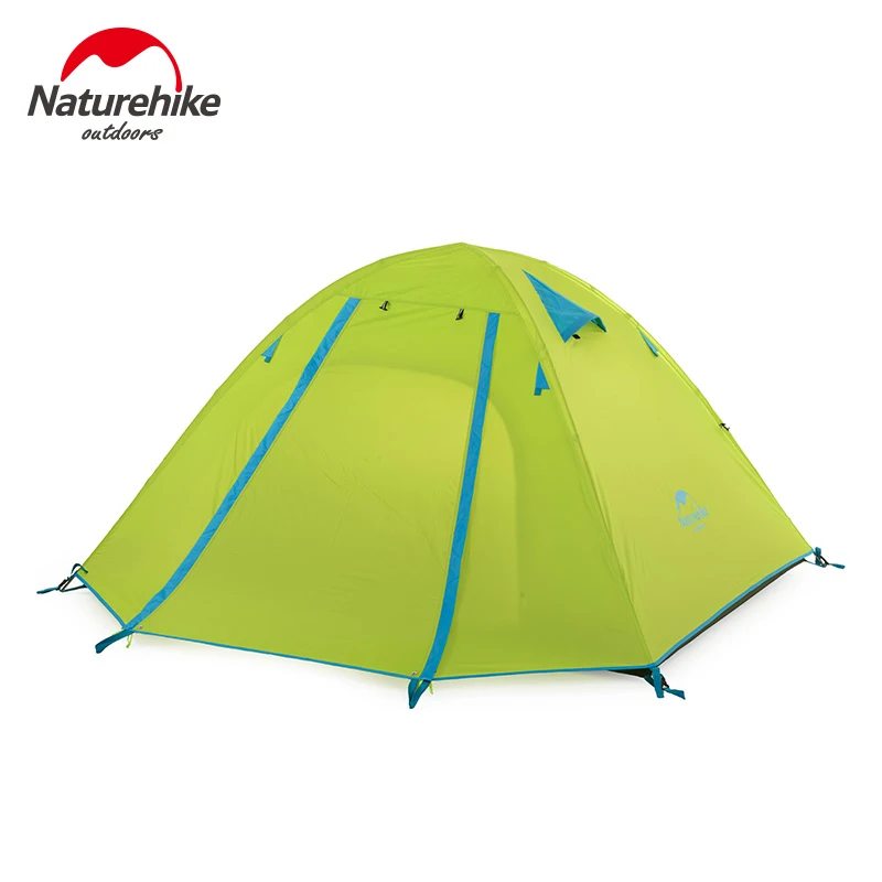 Naturehike 2 3 4 Person Outdoor Recreation Camping Tent Season Double Layer Waterproof for Backpacking Hiking Car | Спорт и