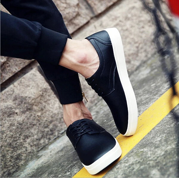 men shoes big size 48-38 EUR Genuine Leather Cozy Styles casual free shipping | Обувь