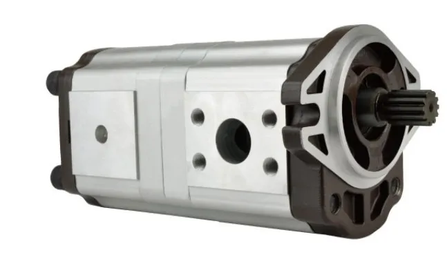 

High pressure hydraulic gear oil pump CBT-F414/416AFFHR doulbe pump