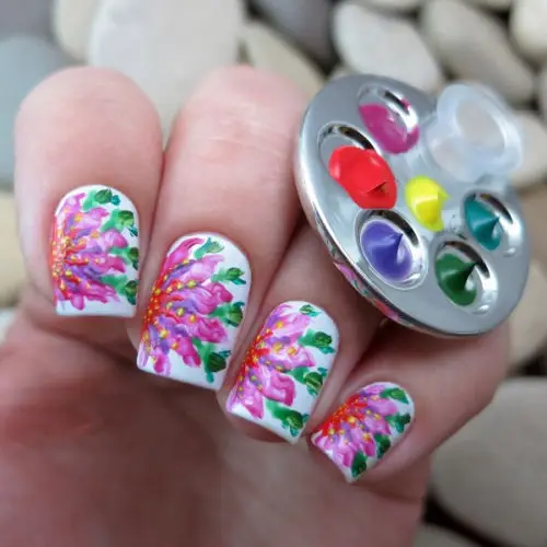 Лидер продаж 1 шт. мини-дизайн ногтей металлический палец искусственное