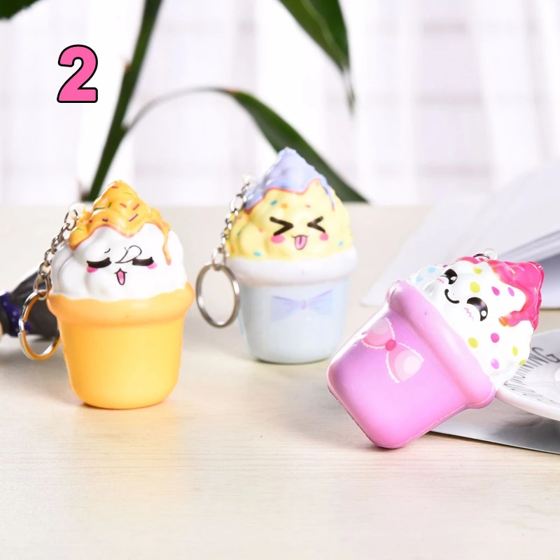 Сжимаемые игрушки медленно поднимающиеся Ароматические узоры брелок для