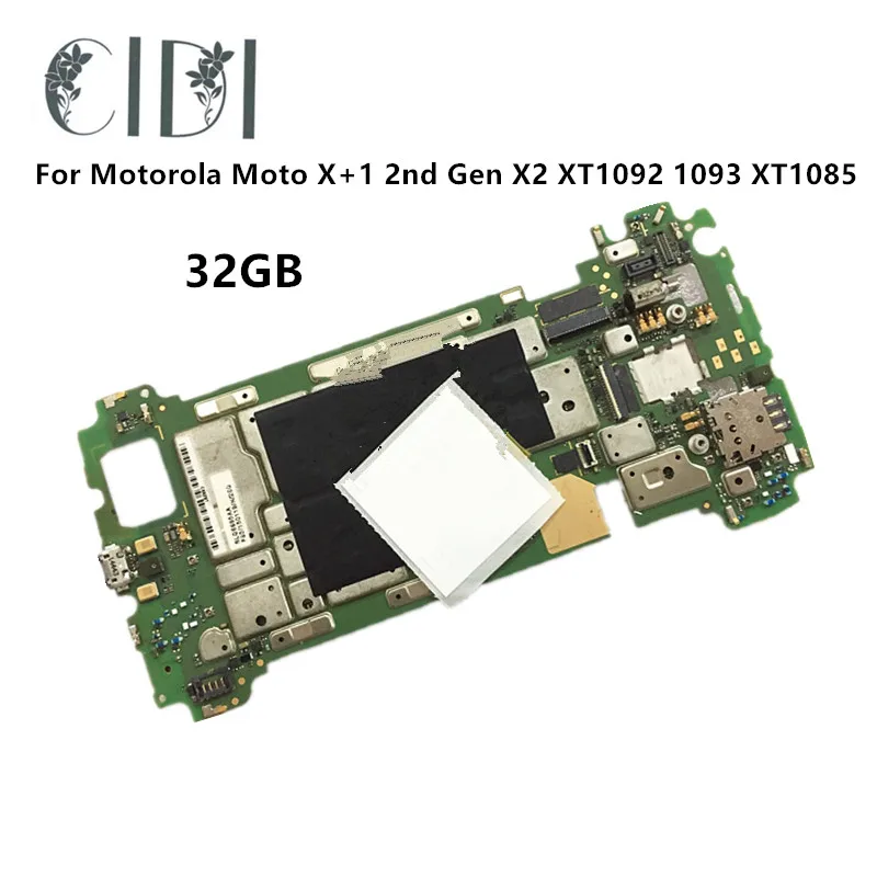 CIDI 32 Гб может работать в течение всего используется основная плата для Motorola Moto X+ 1 2nd Gen X2 XT1092 1093 1094 1095 XT1085 материнская плата с чипом