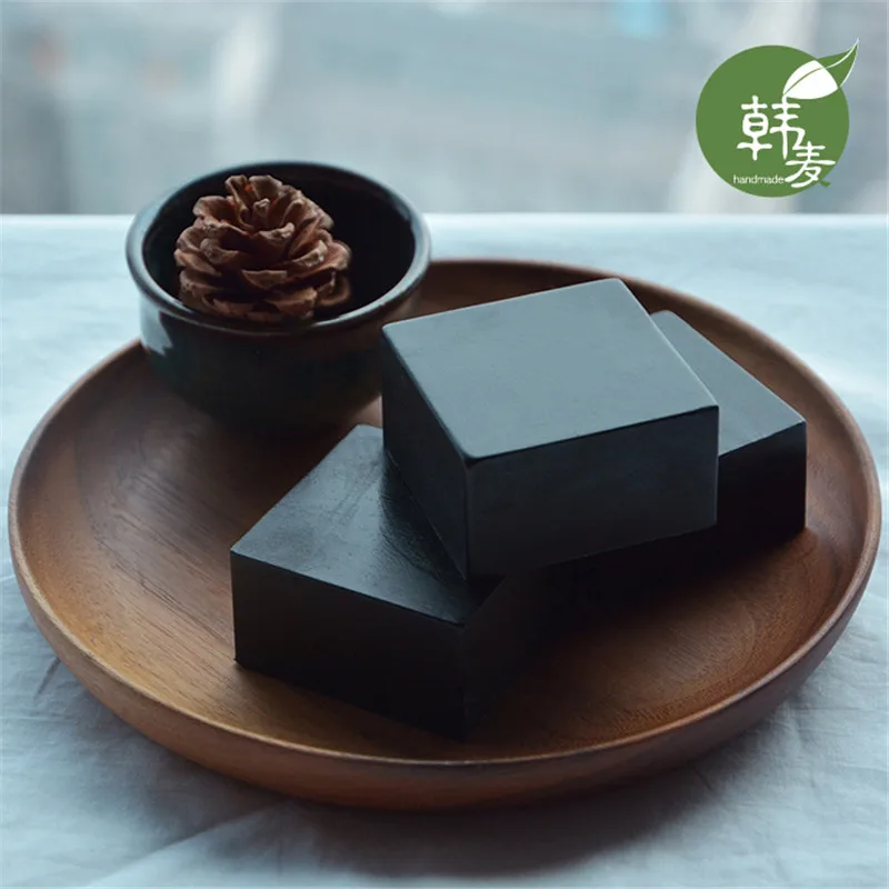 

Мыло ручной работы с активированным углем, 100% бамбуковым углем для борьбы с эфирным маслом, средство для очистки кожи, Удаление прыщей и моз...