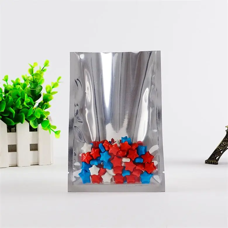 Оптовая продажа 20*30 см открытая верхняя часть фотопленка серебряная алюминиевая