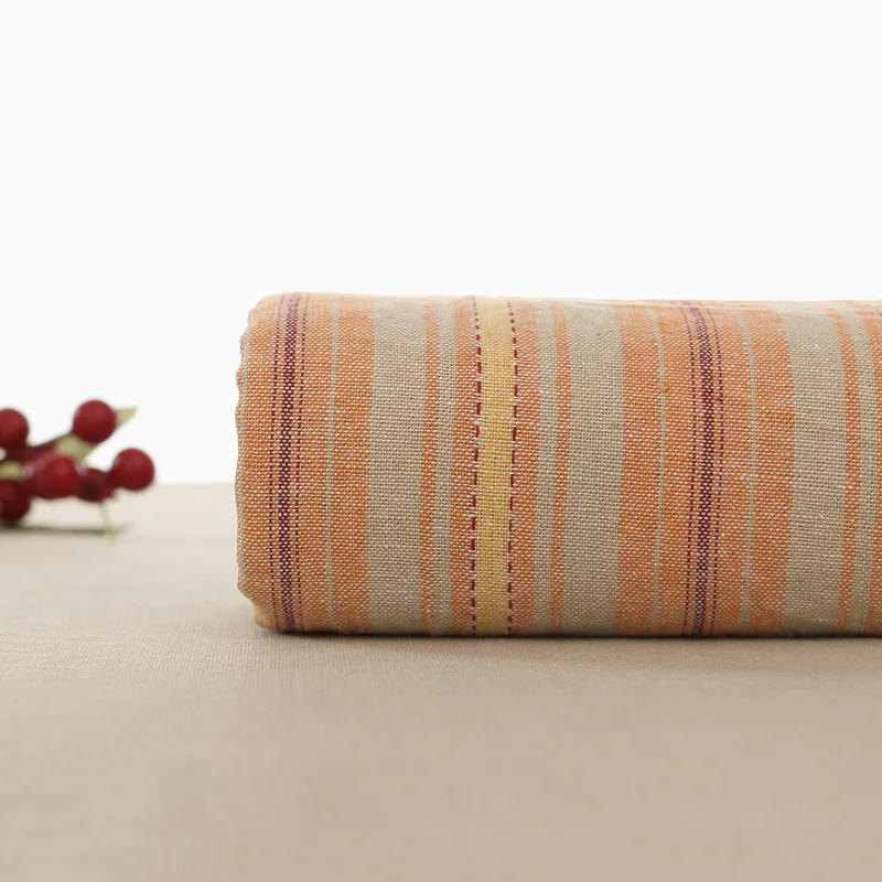 Окрашенная в пряже хлопчатобумажная ткань дышащий светильник полосатая одежда