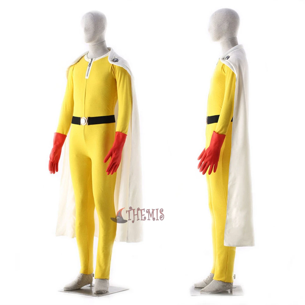 Костюм для косплея Athemis Аниме ONE PUNCH MAN Saitama платье на заказ высокое качество|saitama