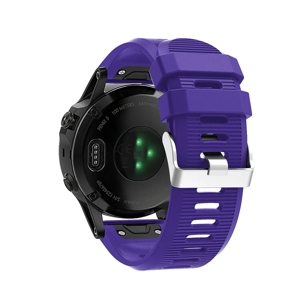 Ремешок Fenix 3 для часов Garmin fenix 5 ремешок 20 мм 26 22 силиконовый Fenix5X/Fenix3/3HR Fenix5/935