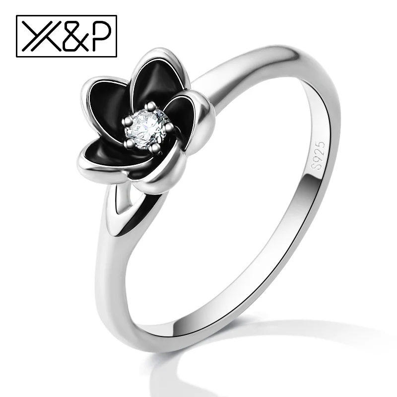 Silver 2 X& P классическое обручальное кольцо 6 когтей дизайн AAA белый кубический циркон Модные женские обручальные кольца ювелирные изделия - Цвет основного камня: Silver 2