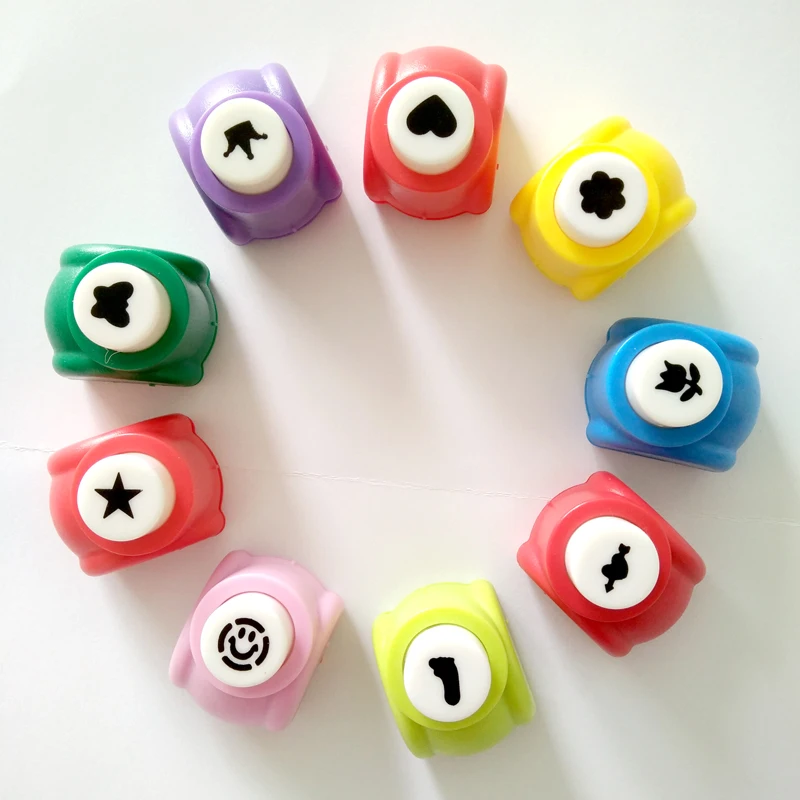 С мелким цветочным рисунком Бумага Craft дырокол для альбомов удары ручной резак