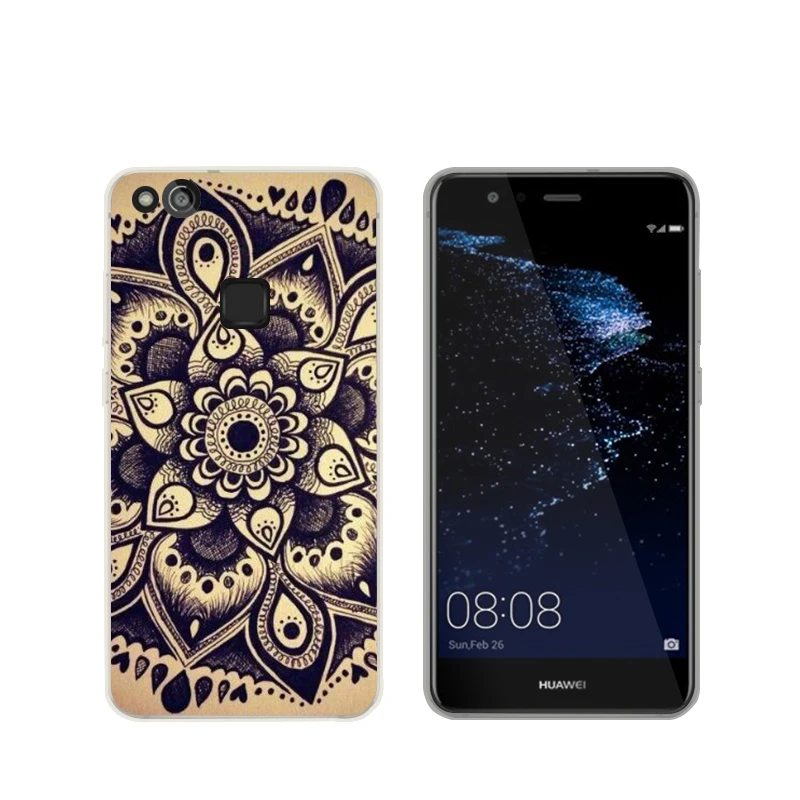 Case For Huawei P10 Lite 5.2 Inch Transparent Printing Drawing Silicone Phone Cases Cover |