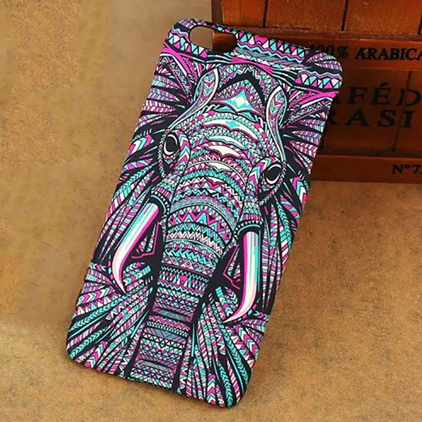 Модные светящиеся слон матовая трудно телефон чехлы для Iphone 5S 6 S Plus 7 8 Plus X XS Max XR samsung S7edge S8 S9 S10 примечание 9