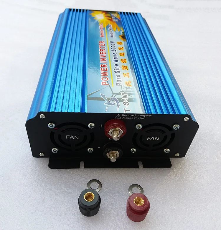 Инвертор с чистым синусом конвертер постоянного тока в переменный 2000W 24V до 110V 60HZ
