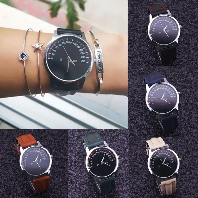 

Timezone # 401 New Mens Watches Top Brand Luxury Dial Quartz Watch Men Watch Leather Strap Roman Mens Watch Male Clock