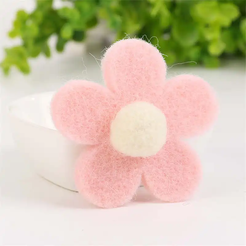 1 шт. шерстяной фетр сделай сам миниатюрные розовые цветы Наборы для творчества