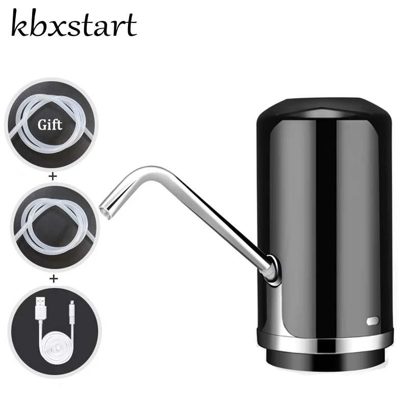 003 Black Kbxstart Электрический диспенсер для холодной воды портативный мини Настольный диспенсер De Agua Articulos De Cocin насос для воды для бутылки - Цвет: 003 Black