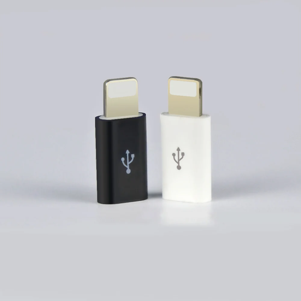 Micro USB для освещения OTG адаптер iphone 5 6 7 8 Plus X XS MAX XR iPad портативный конвертер быстрой
