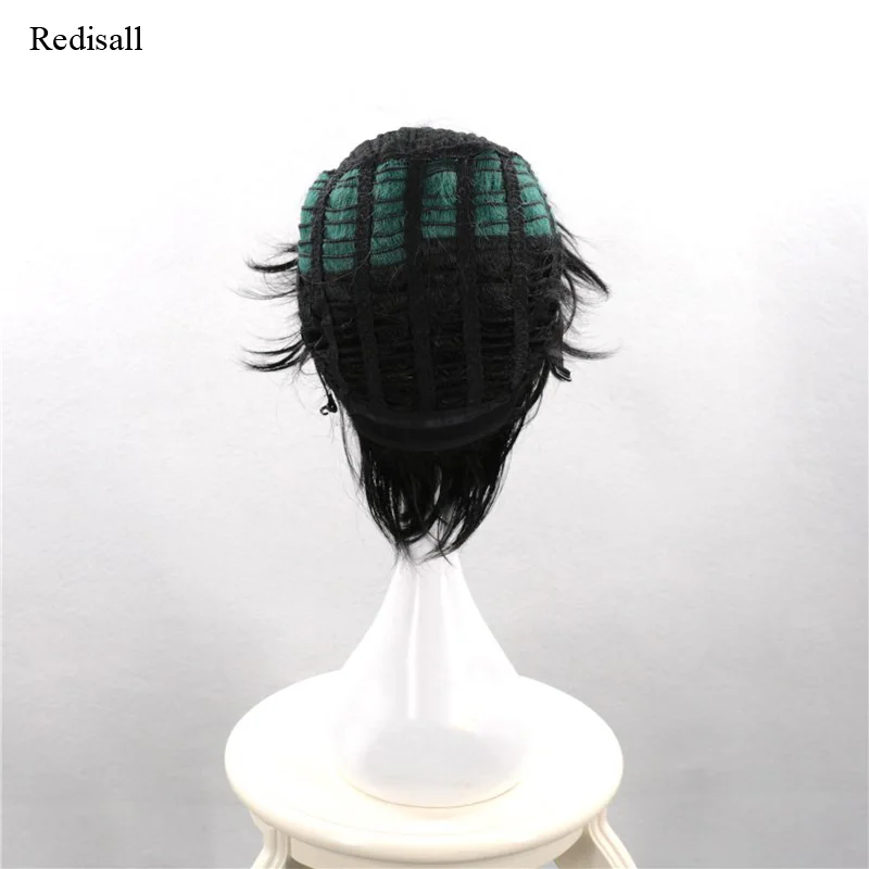 

My Hero Academia Midoriya Izuku Green Synthetic Gradient Hair Cosplay for Adult My Hero Academia Boku no Hero Academia