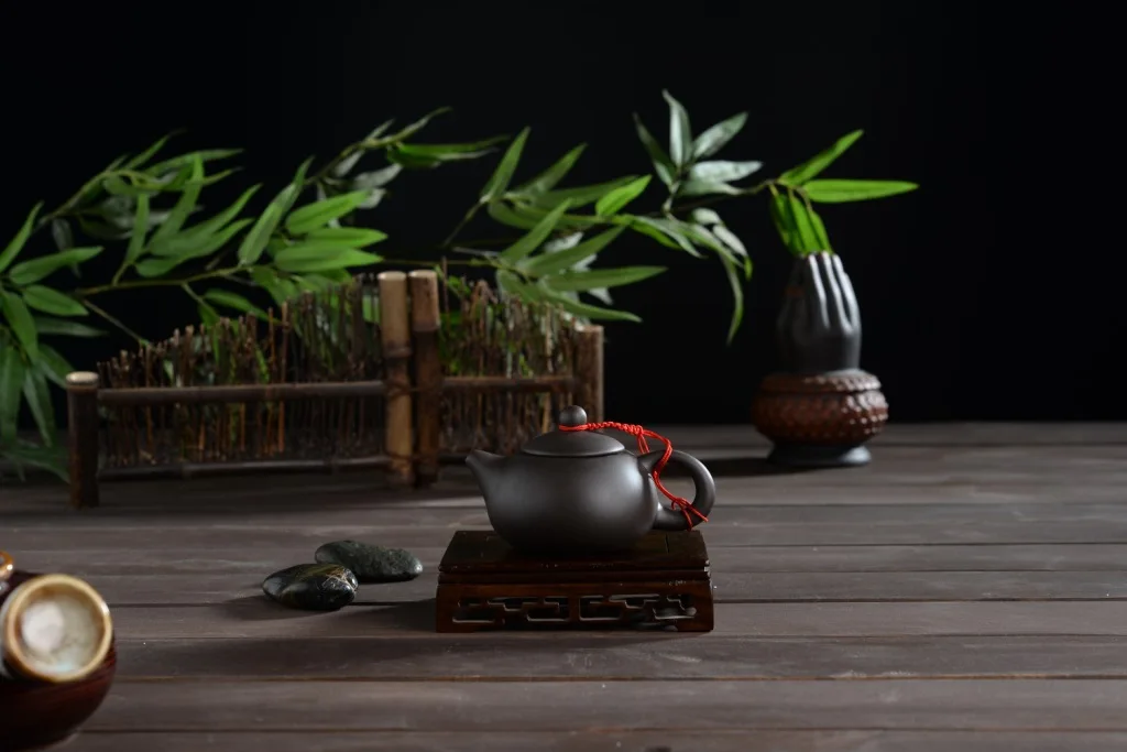 Чайник с фиолетовым песком Бытовая керамика чайный набор кунг фу фарфоровый