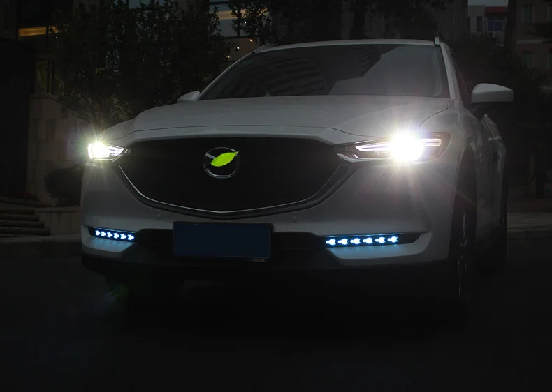Lsrtw2017 светодиодный Автомобильные фары дневного света светильник для mazda CX-5 2nd generation