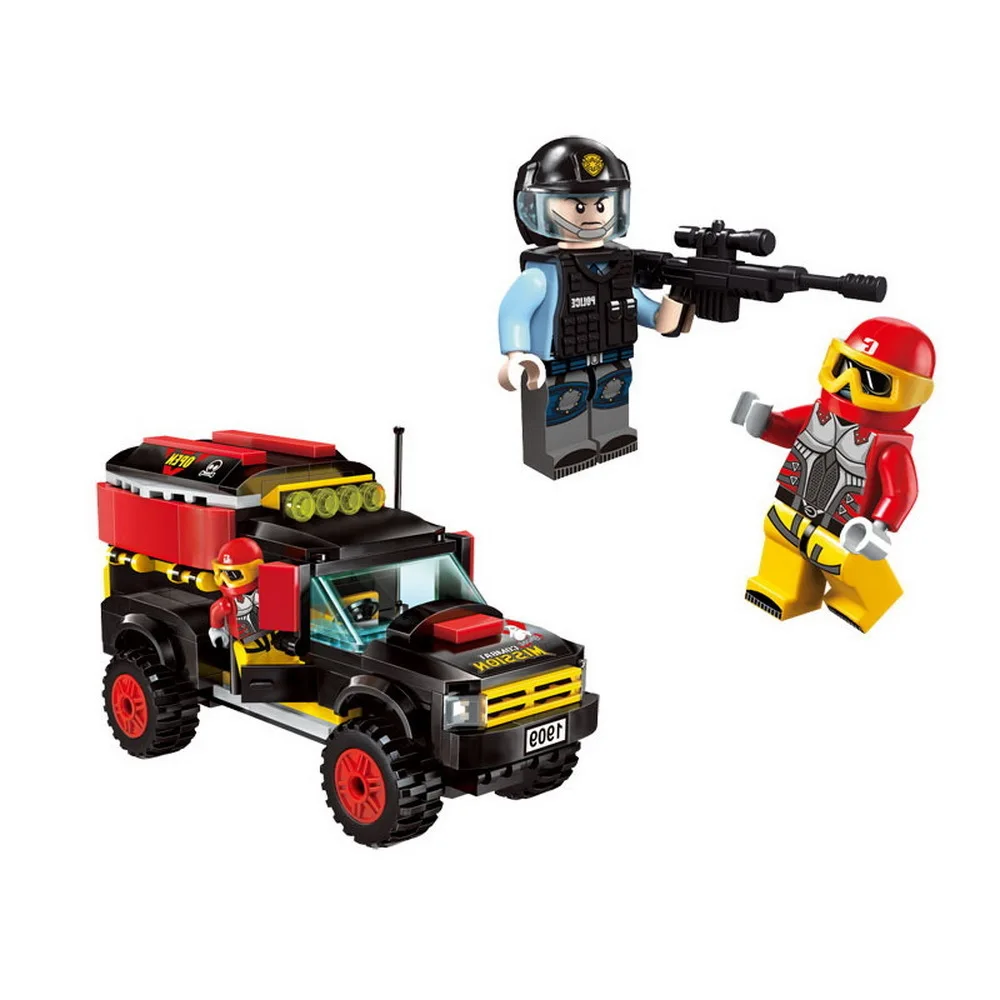 2017 Просветите Новый Полиция серии специальный полиции Развивающие игрушки