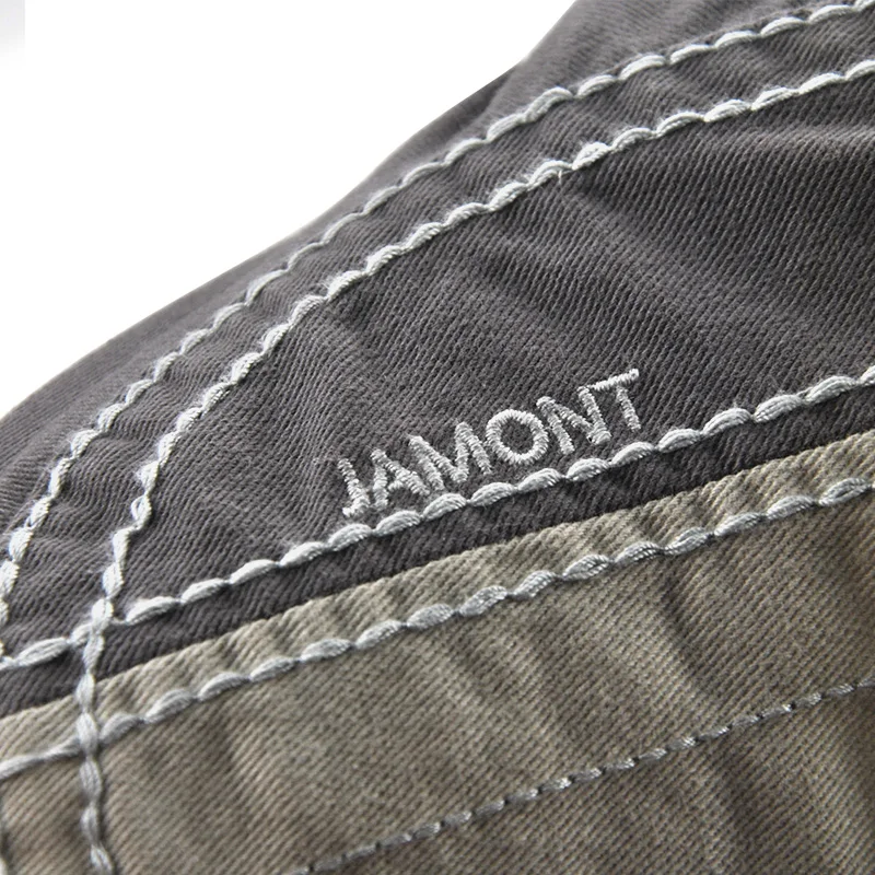 Кепка JAMONT Мужская винтажная Повседневная Спортивная плоская с вышивкой |