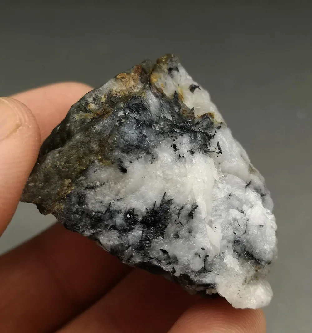 34g natural stones and crystals Wolframite silica symbiotic mineral specimen collection gemstones quartz healing crystal | Дом и сад
