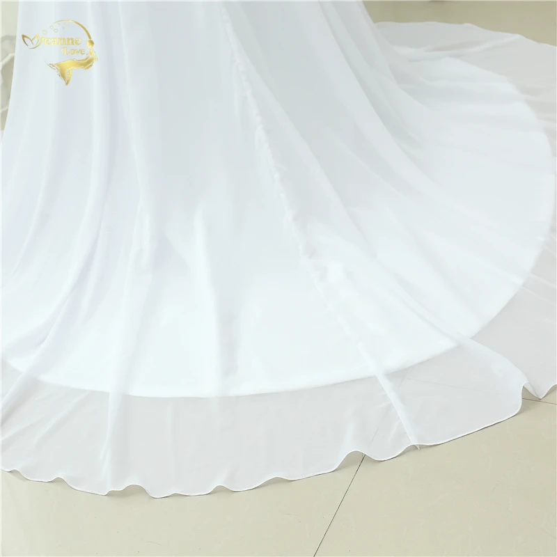 Vestidos De Novia Новое поступление шифоновое свадебное платье трапециевидной формы на шнуровке винтажное свадебное платье Casamento OW 0112