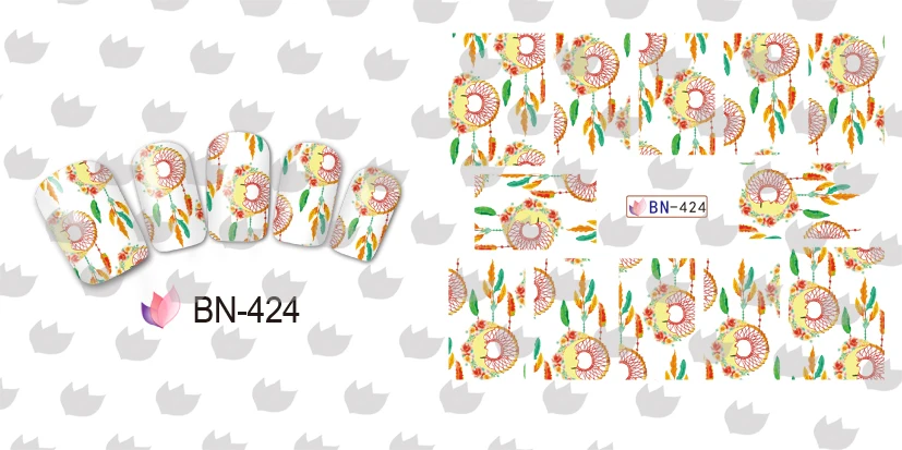 12 _ водная наклейка для ногтевого дизайна ногтей с полным покрытием танцующие