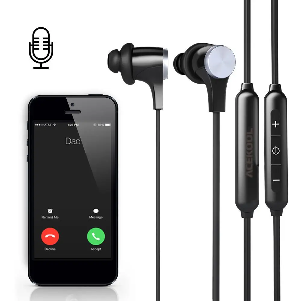 ACEKOOL BT 519 Магнитный Беспроводной Bluetooth 4 1 в наушники вкладыши с микрофоном