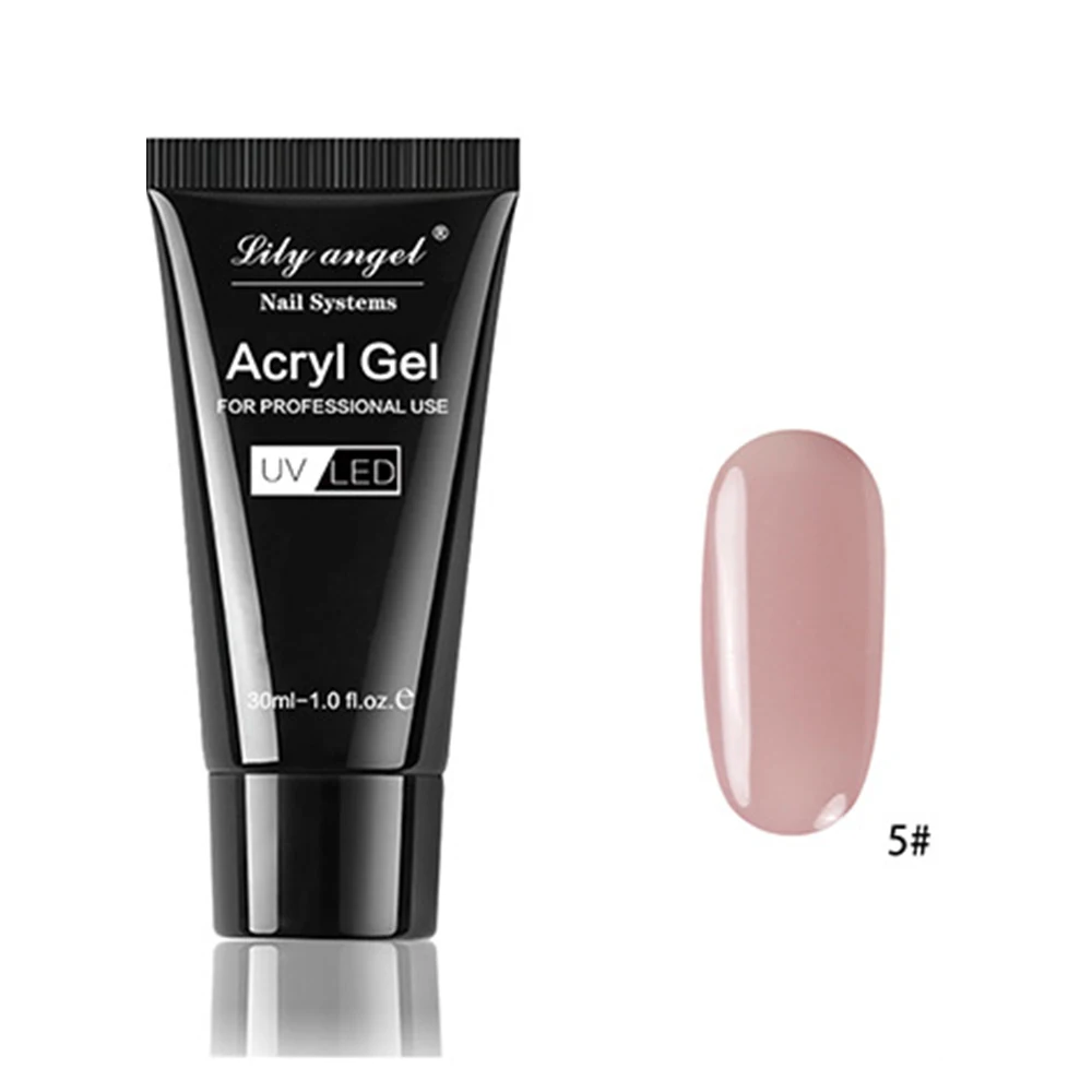 Мода Профессиональный гель Лаки наращивание ногтей Акрил гель Poligel ногтей Polygel ногти Набор - Цвет: 5