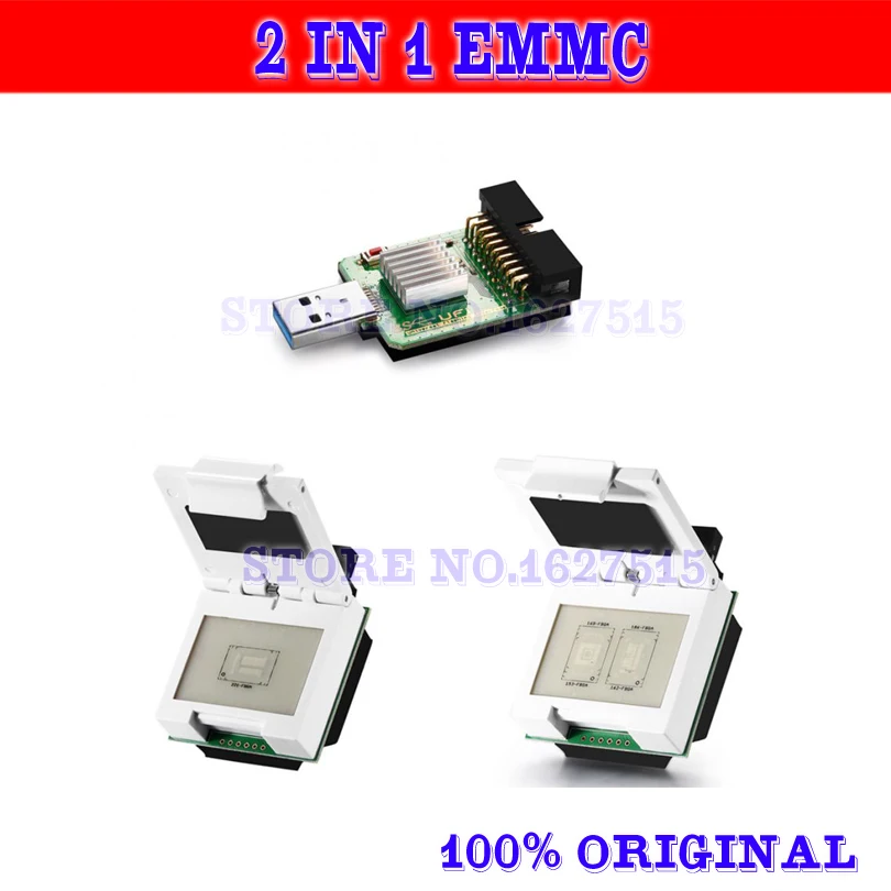 Gsmjustoncct 2 в 1 EMMC EMCP Socket USB3.0 SuperSpeed/Reader для Dongle UFI|Детали устройств связи| |
