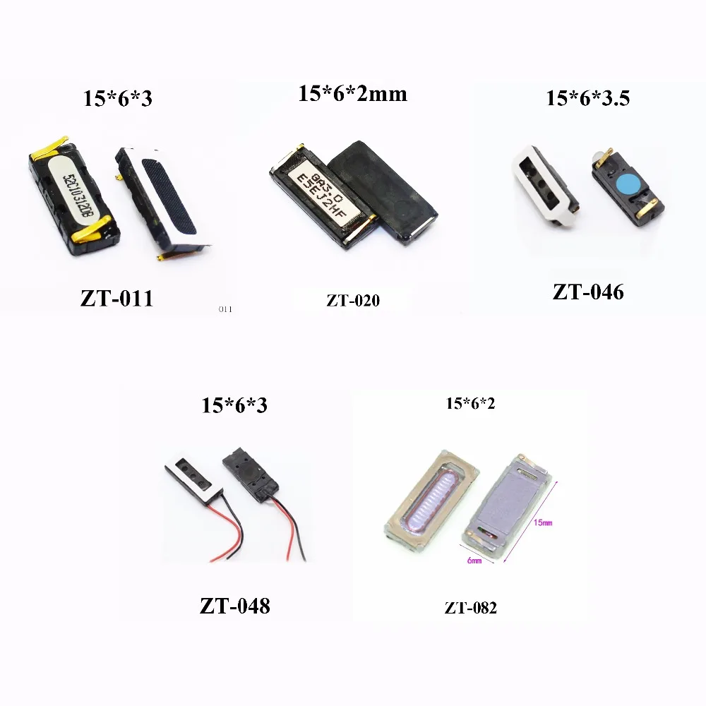 

ChengHaoRan 15X6X2 3 Earpiece Ear Speaker For Huawei /Xiaomi/Hongmi/Redmi/Nokia/HTC/... Universal model Common Used many Mobile