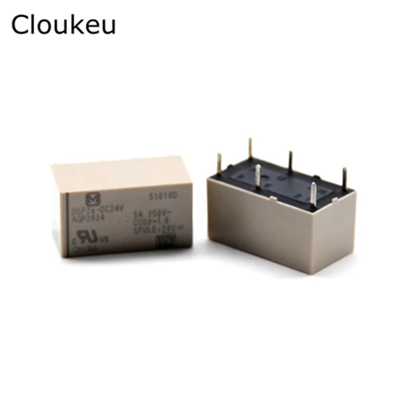 

100 шт. реле DIP6 DSP2A- DC5V DC12V DC24V AGP2029 2023 2024