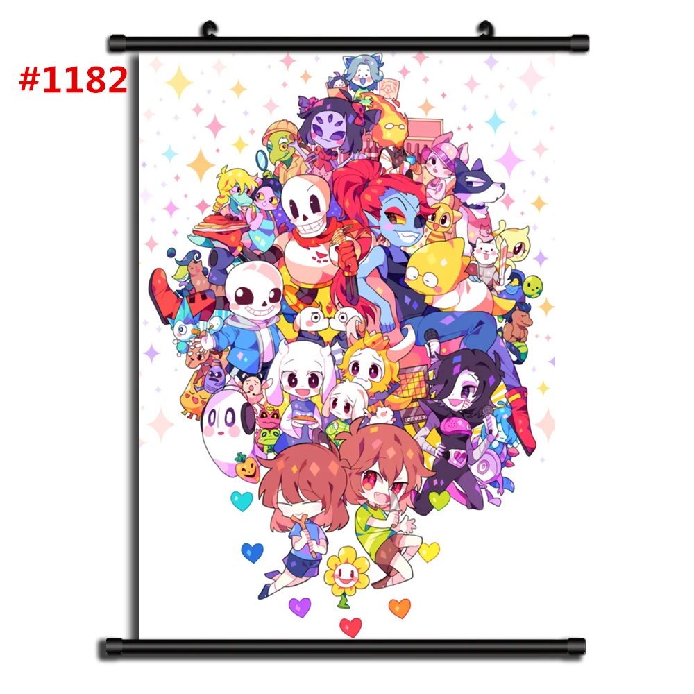 1182 Игра Undertale Sans Аниме Манга настенный плакат свиток домашнее украшение настенный плакат художественного фильма - Цвет: 1182