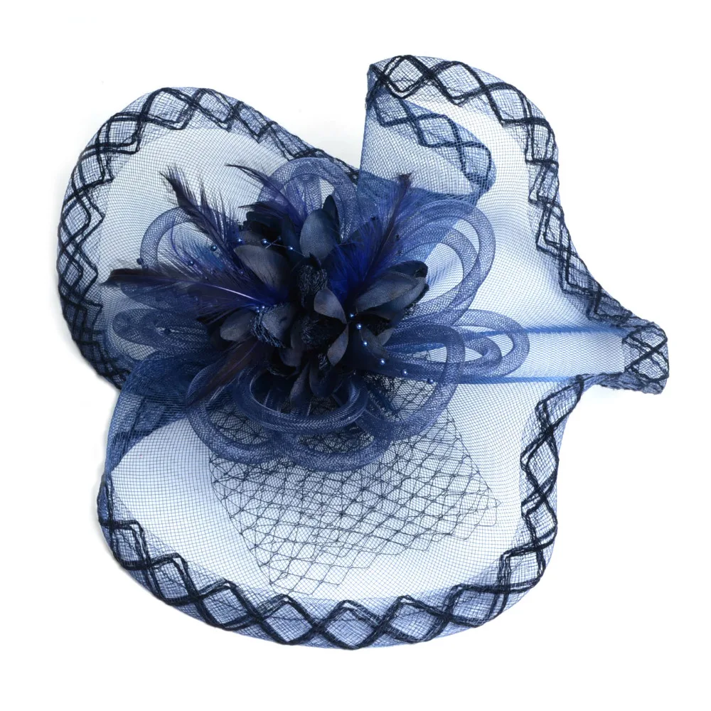 Новинка ручная работа привлекательная Свадебная вуалетка вуаль перо жесткое