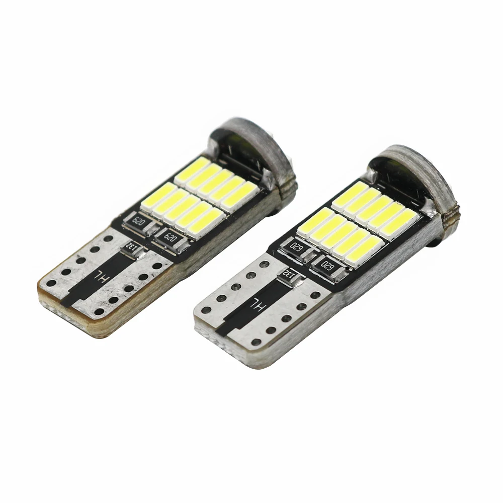 YSY 100x t10 w5w светодиодный Белый 26SMD 4014 лампы 194 168 501 Светодиодная лампа авто